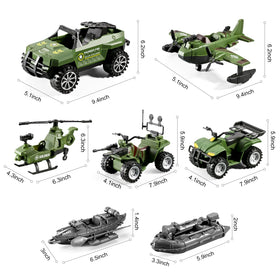 HOSPONY 78-in-1 army men helicopter for dynamic battles