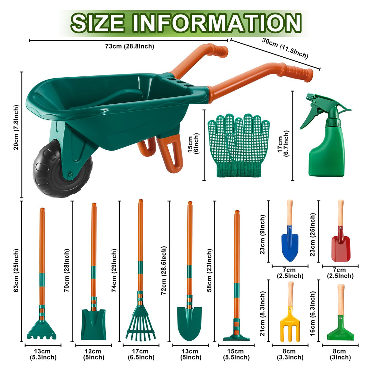 HOSPONY kids gloves protect small hands during soil work