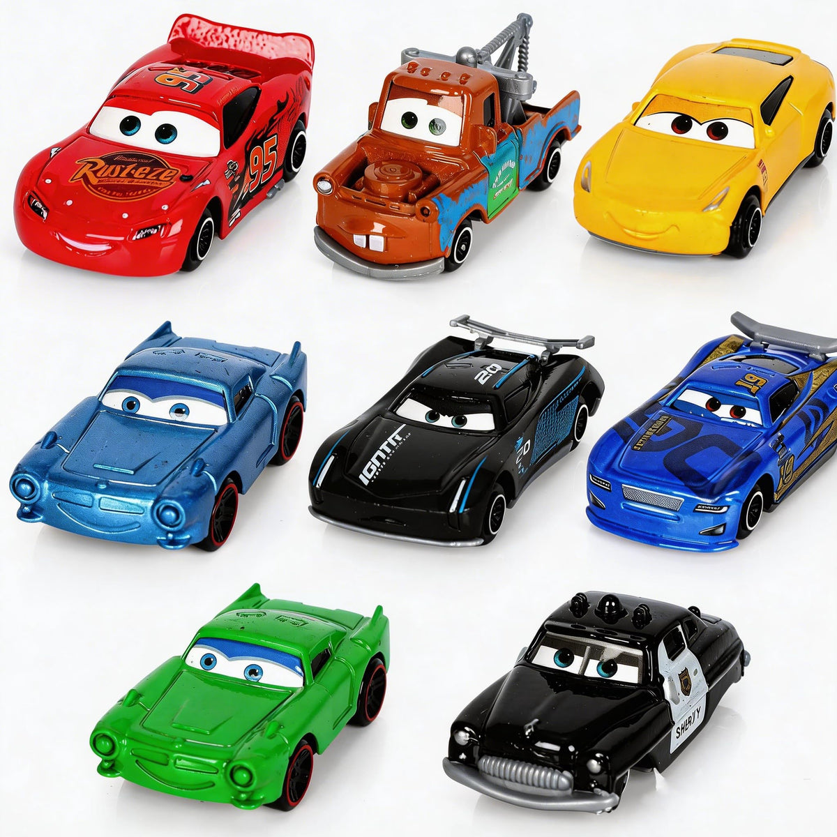 Hosroka 1:55 scale diecast race car front view for durable, imaginative play.