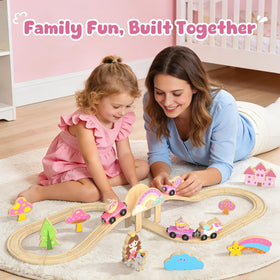 Hot Bee Durable pieces withstand daily play while encouraging fine motor skills.