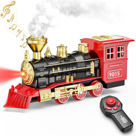 Hot Bee remote control train locomotive with smoke for engaging play and realistic movement.