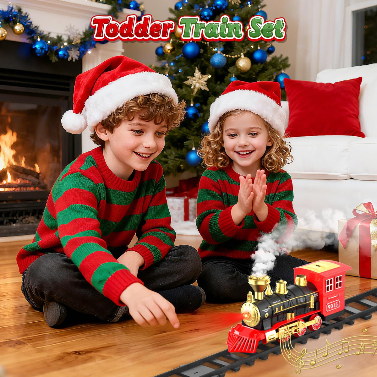 Hot Bee train body design highlights durable ABS construction for safe play.