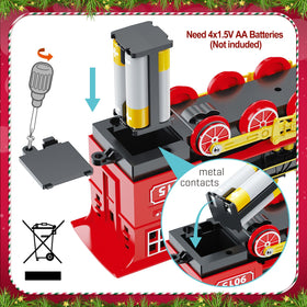 Hot Bee locomotive wheels in motion capture authentic rolling motion on tracks.