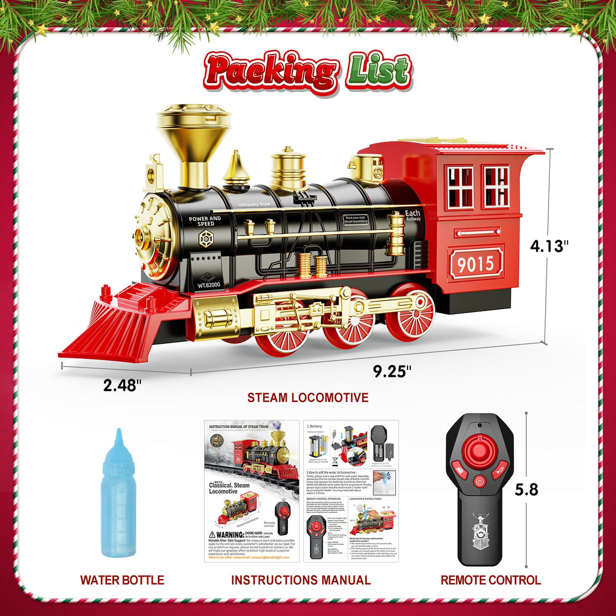 Hot Bee piston-action play recreates classic steam engine motion during imaginative storytelling.