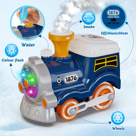 Hot Bee train set fire truck car adding color and excitement to playtime.