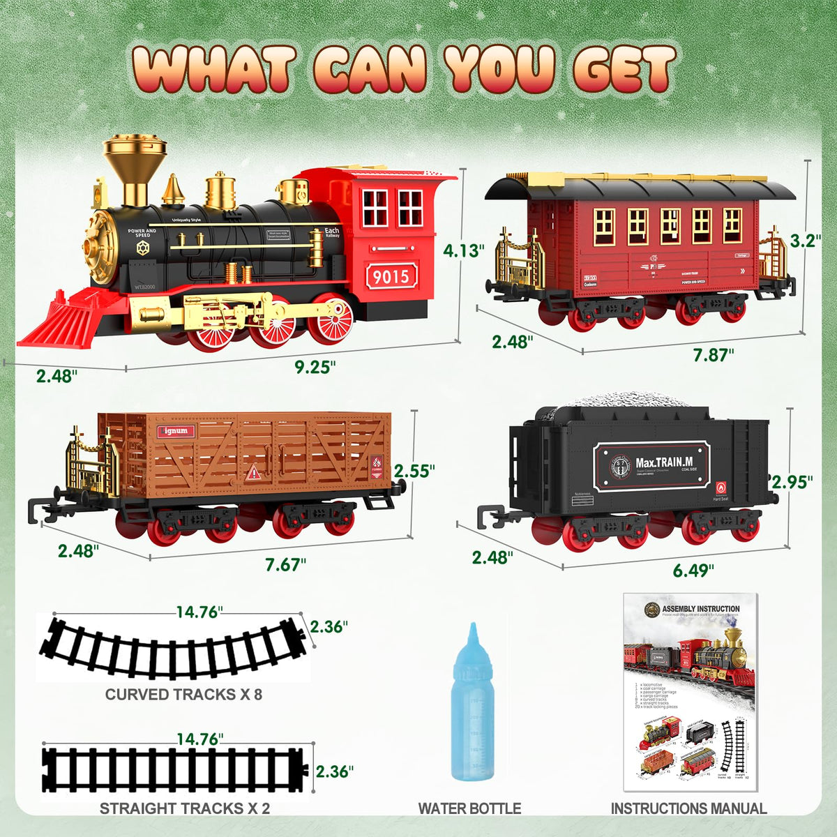 Hot Bee Train Set oval layout for easy setup.