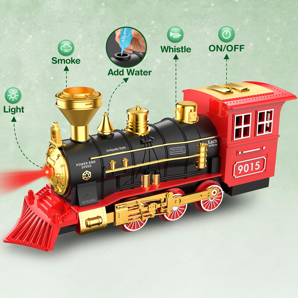 Hot Bee Train Set passenger coach for imaginative railway play.