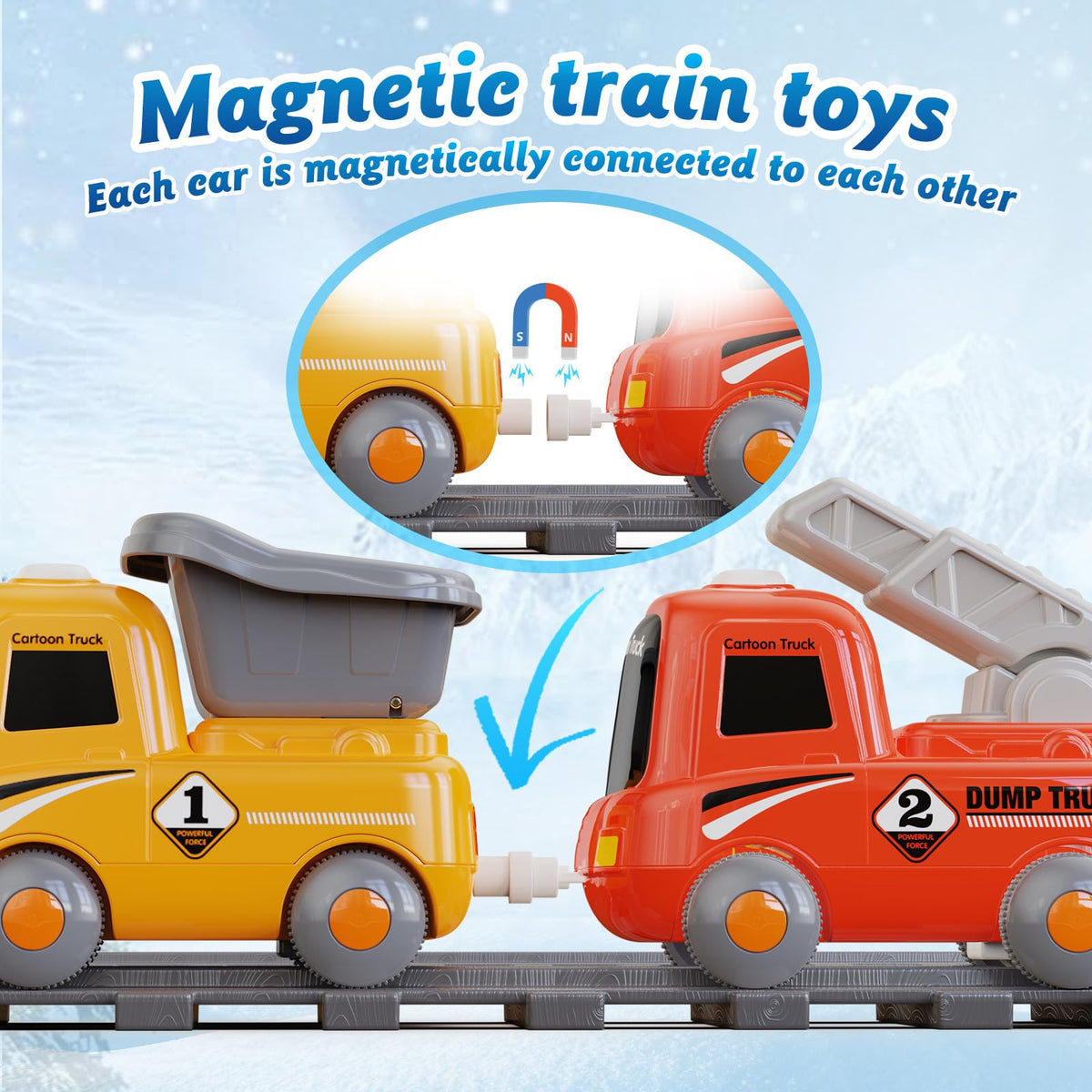 Hot Bee train set passenger station and track pieces for customizable layouts.