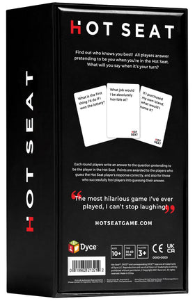 Hot Seat stocking stuffer display for a playful holiday gift