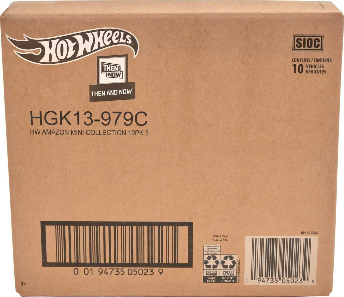 Hot Wheels 1:64 scale vehicles pack supports storytelling and independent exploration.