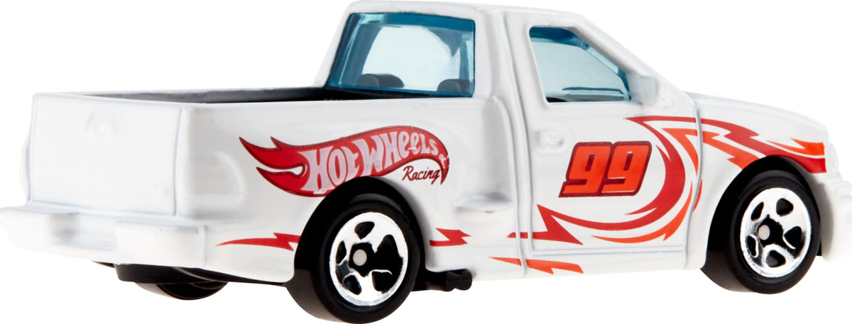 Hot Wheels 10-Pack trucks in action promotes imaginative play.