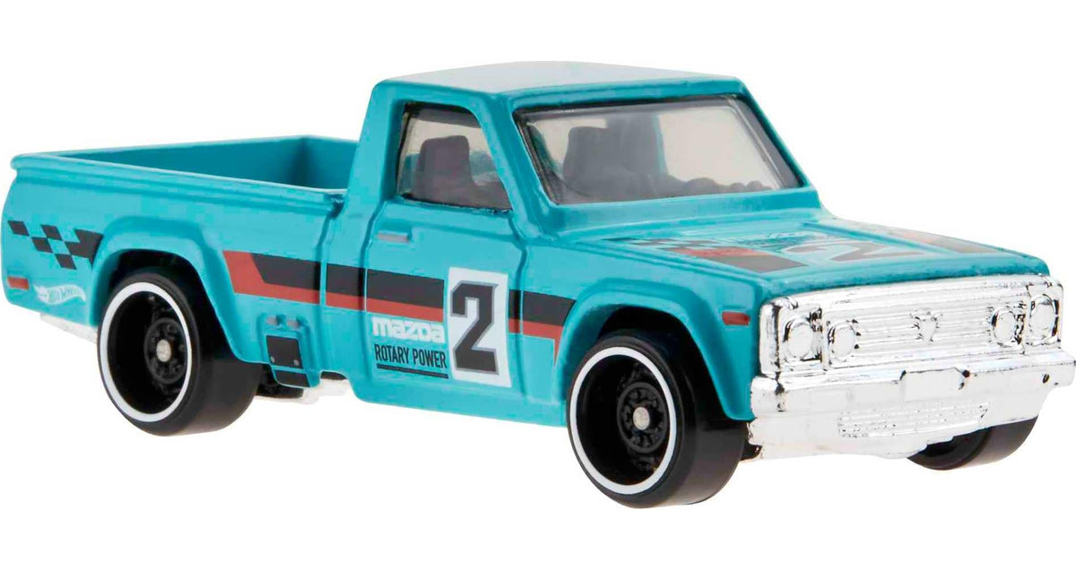 Hot Wheels 10-Pack trucks open box ready for play.