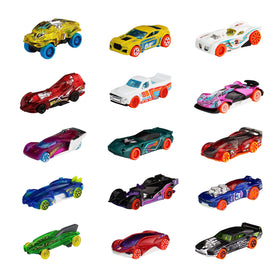 Hot Wheels 15-car track bundle front view for fast-paced races
