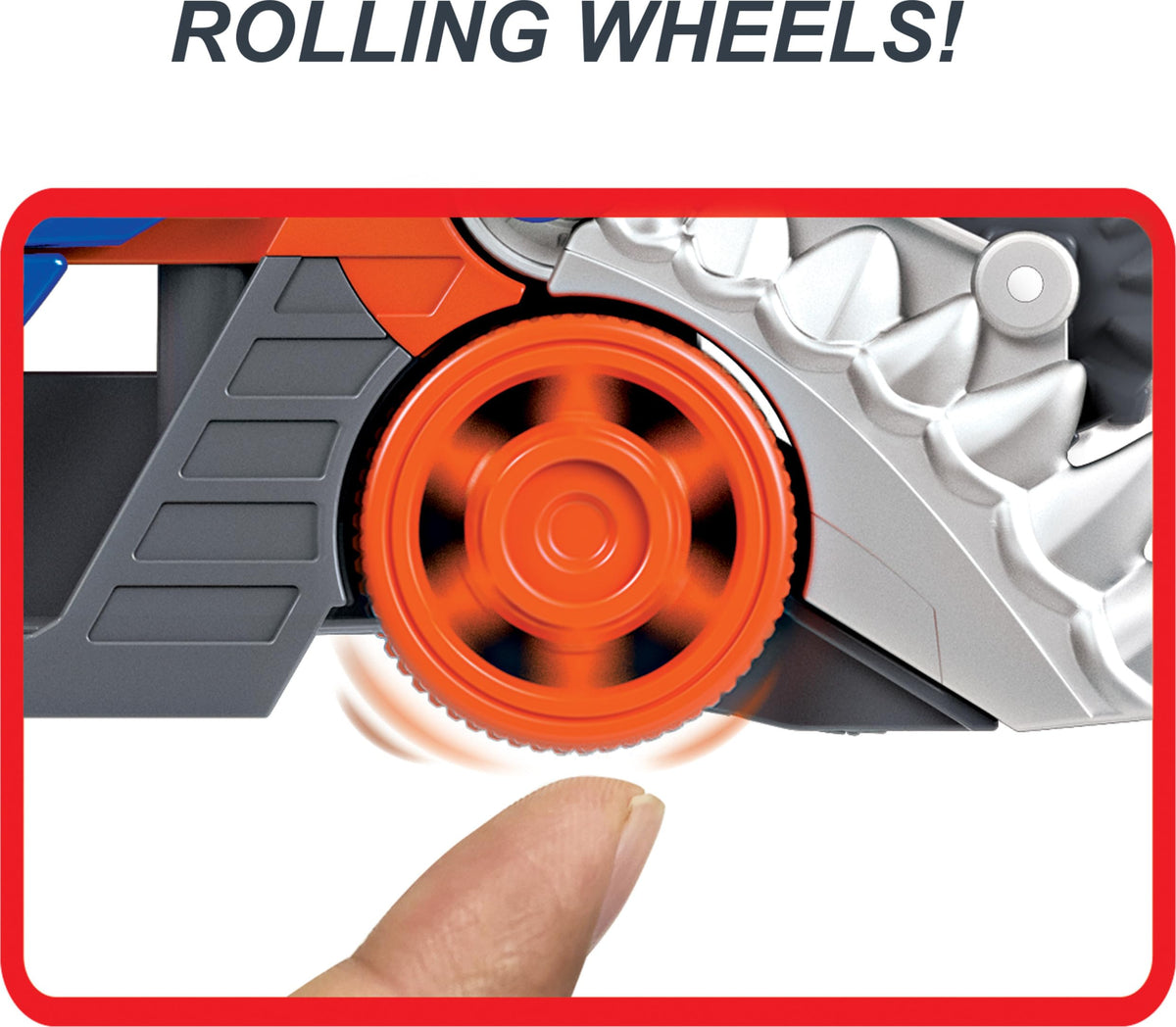 Hot Wheels 1:64 scale car included with Shark Chomp Transport set.