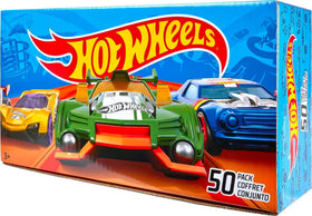 Hot Wheels 50-pack unboxing moments help expand your collection.