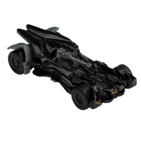 Hot Wheels Batman Batmobile detailed emblems for authentic look.