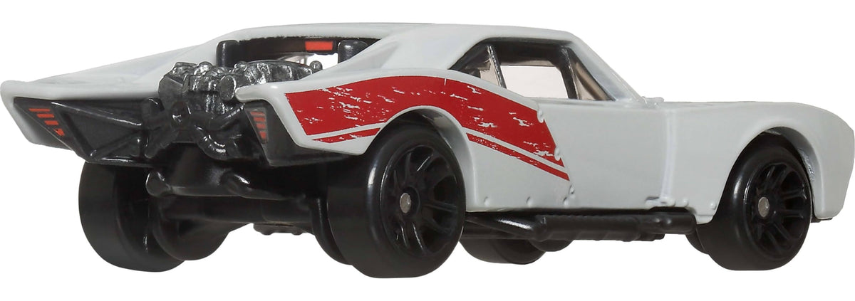 Hot Wheels Batman Batplane 1:64 scale — sleek aircraft for Gotham adventures.