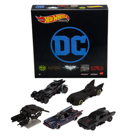Hot Wheels Batman Batmobile bundle packaging display for premium collection.