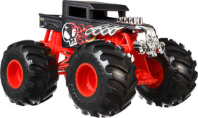 Hot Wheels Bone Shaker 1:24-scale die-cast body for durable play.