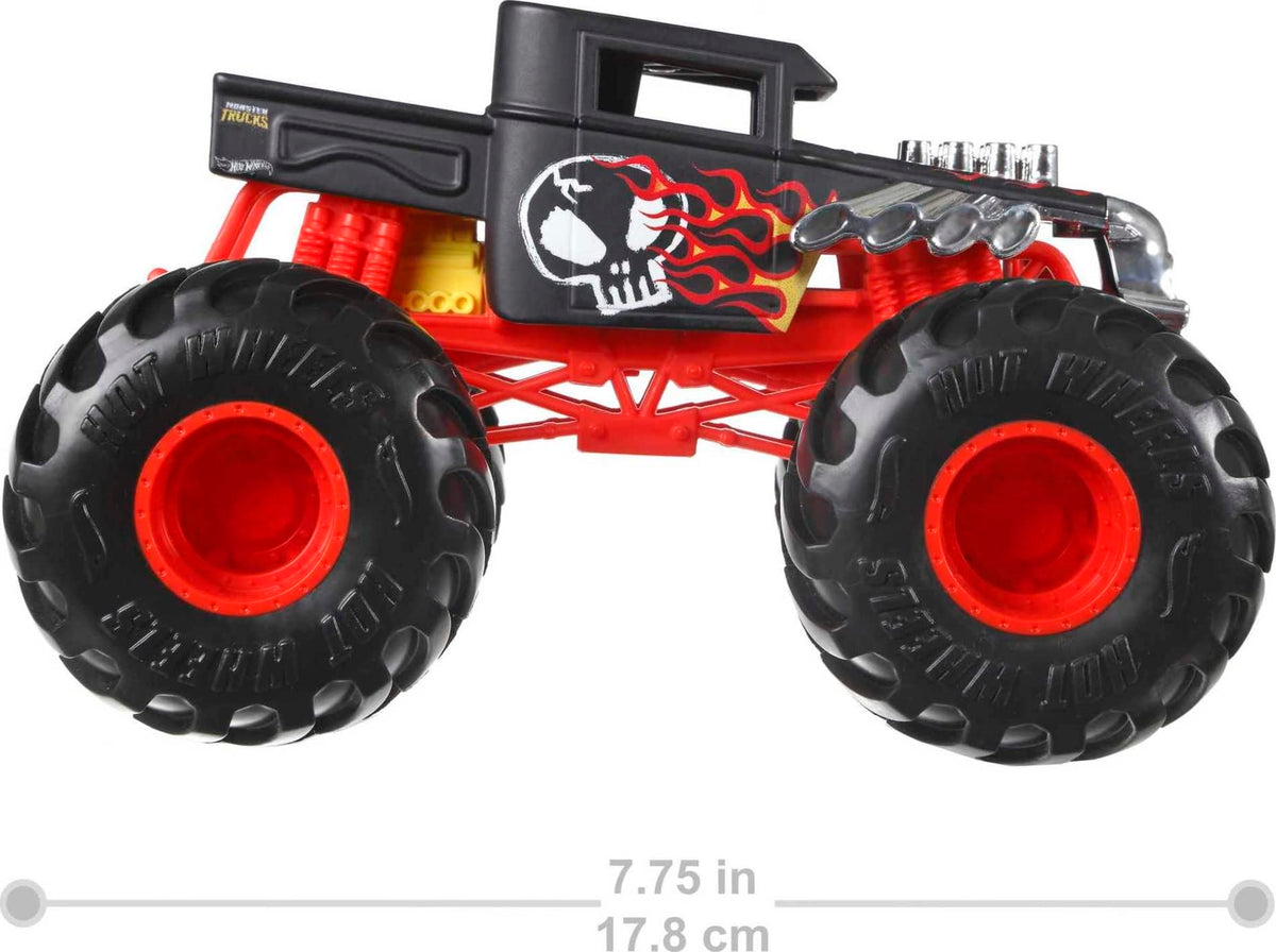 Hot Wheels Bone Shaker detailed deco sparks imaginative racing play.