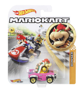 Hot Wheels Bowser Badwagon dynamic stance ready to race on tracks