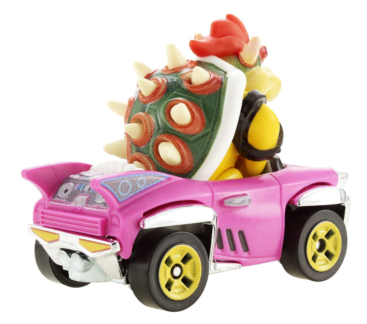 Hot Wheels Bowser Badwagon rear view highlights compact design