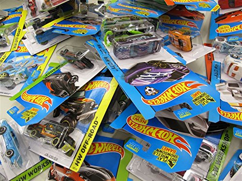 Hot Wheels packaging wear reflects real-world handling while protecting car interiors.