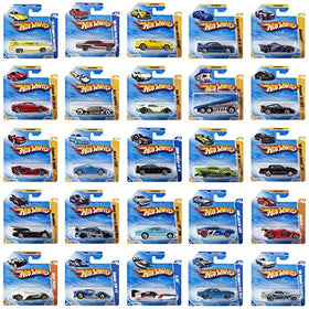 Hot Wheels 25-car random bundle for collection and play.