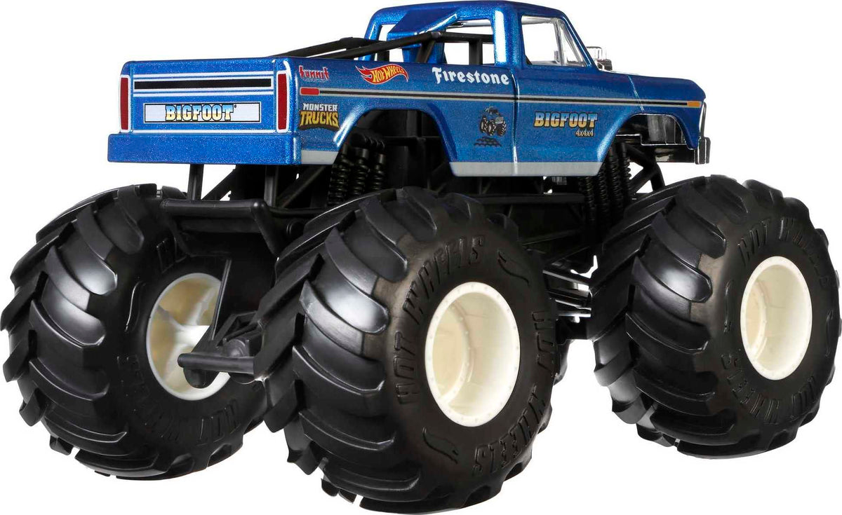 Hot Wheels monster trucks are gift-ready for fans 3+.