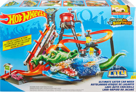 Hot Wheels City Car Wash manual crank elevator for engaging setups