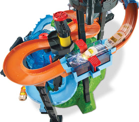 Hot Wheels City Car Wash push-rollers and brushes promote motor skills