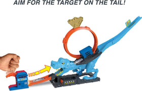 Hot Wheels City defeat zone capturing the moment dino eyes switch