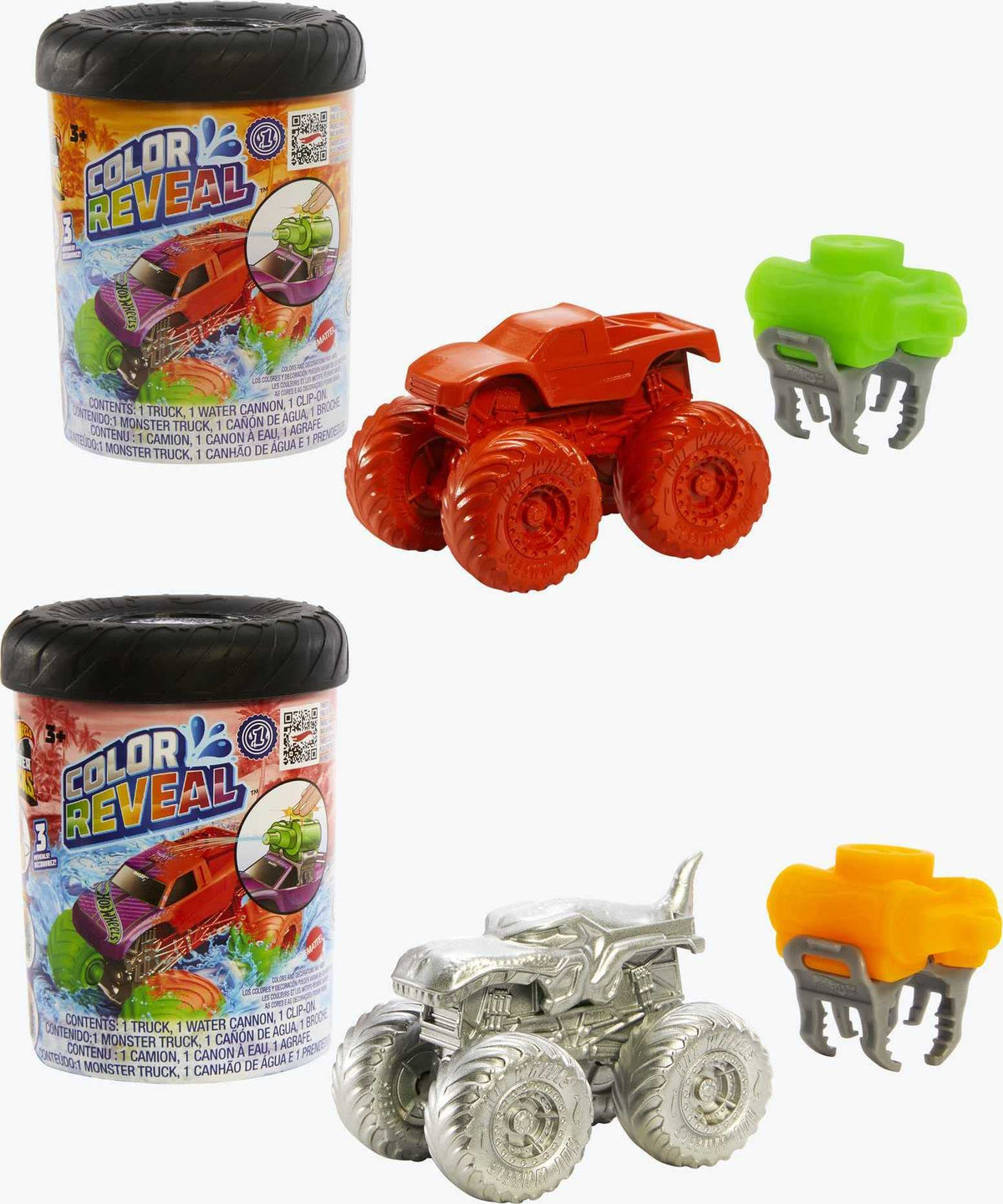 Hot Wheels Mega Wrex color reveal truck ready for imaginative play