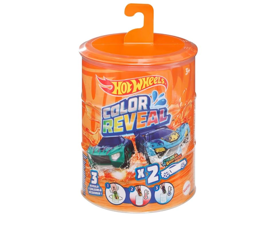 Hot Wheels Color Reveal warm water reveal shows new deco.