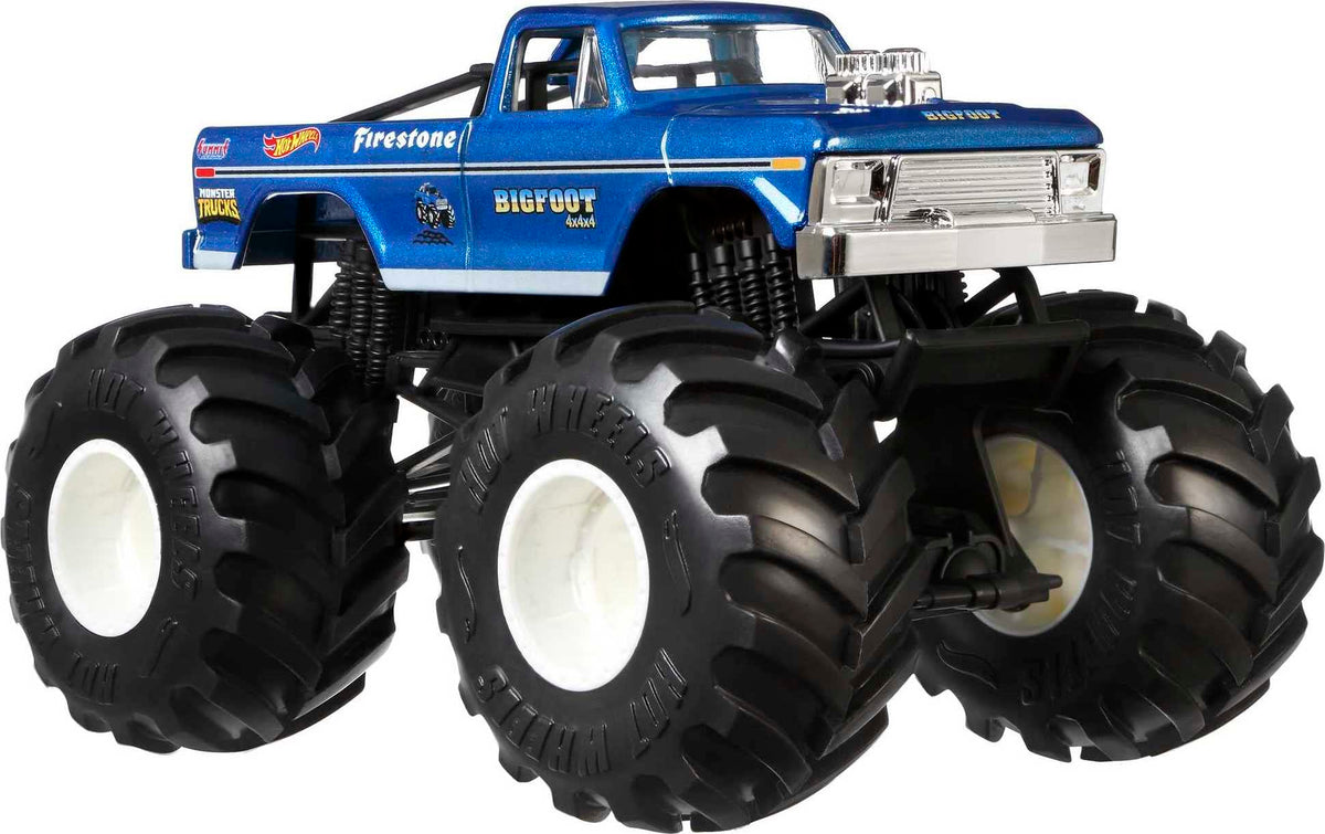 Hot Wheels truck delivers crash-ready action for imaginative play.
