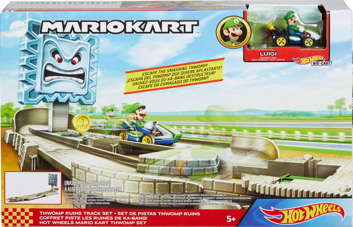 Hot Wheels full circuit compatibility lets you expand play with other sets.