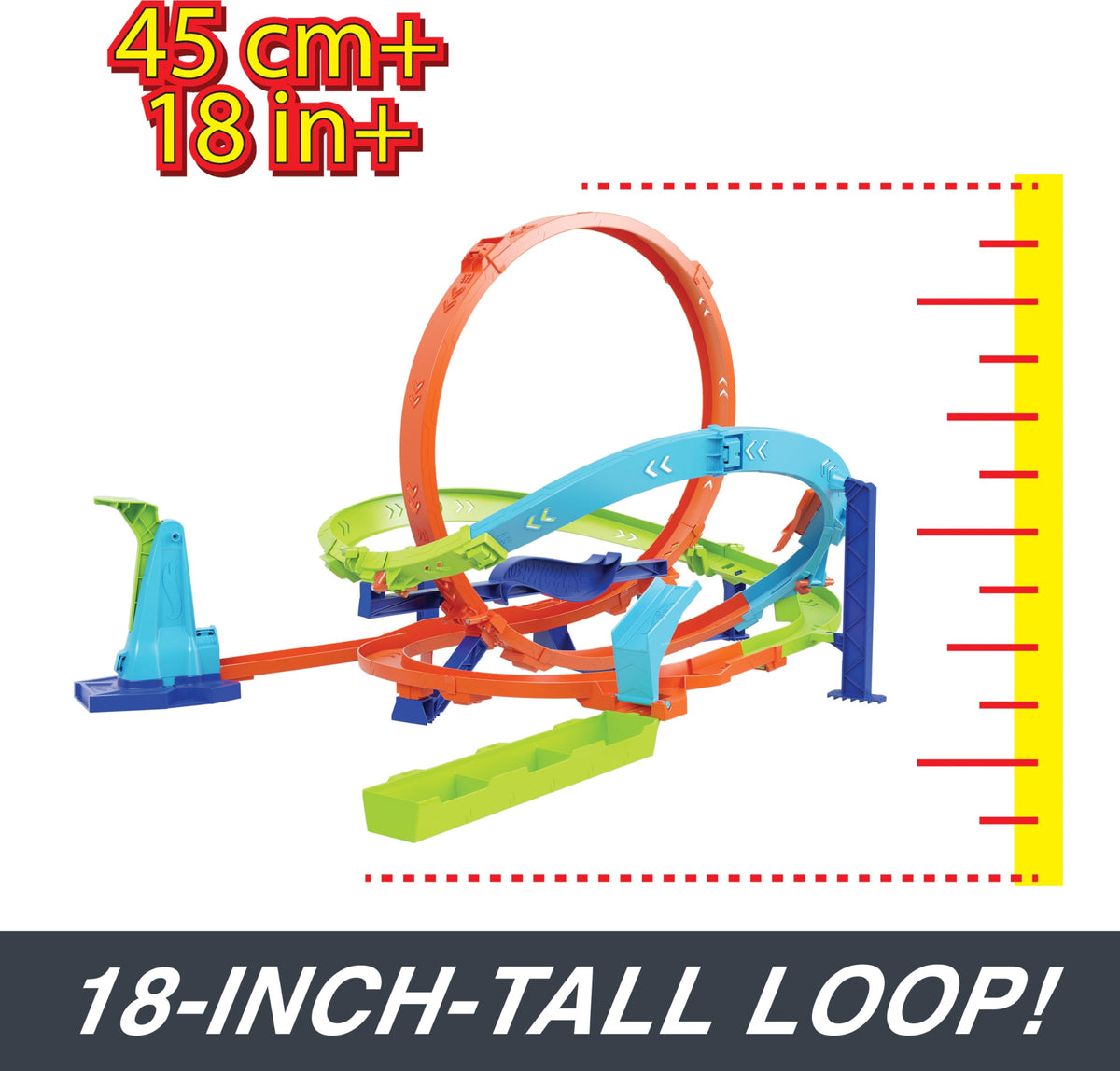 Hot Wheels Jump-to-Score ramp demonstrates precision launches and scoring potential.