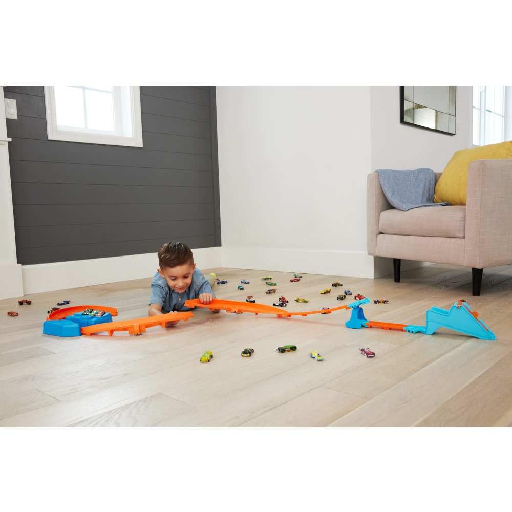 Hot Wheels adapters for legacy e-track maintain compatibility with older sets.