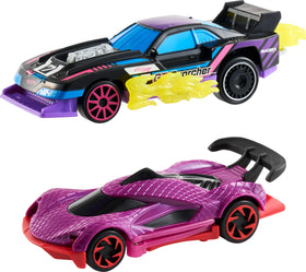 Hot Wheels Lets Race Activate GT-Scorcher rear flames heat up race visuals.