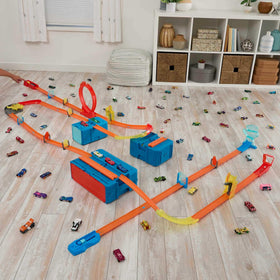 Hot Wheels Lightning Boost Pack curved track piece for dynamic turns