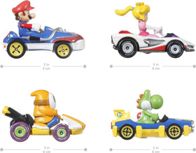 Hot Wheels Mario Kart 4-Pack collection is display-ready for daily play