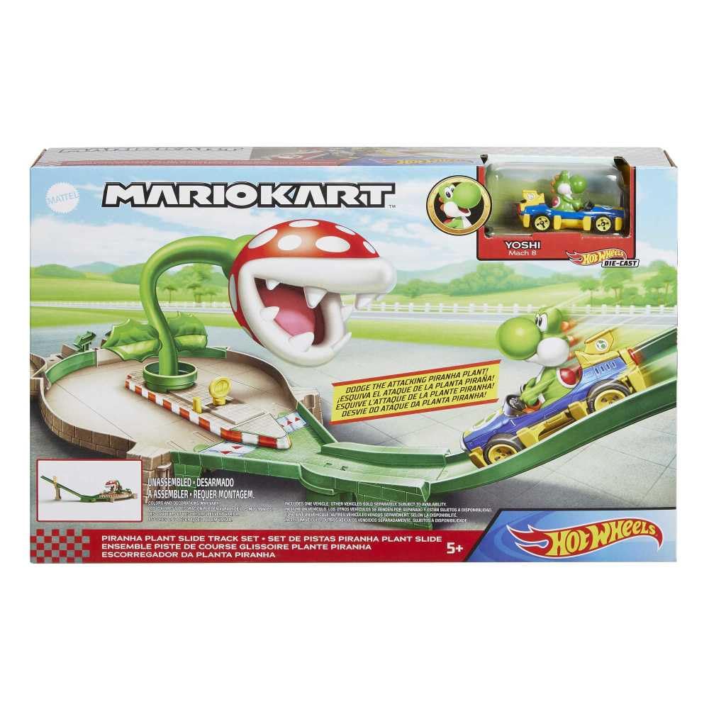 Attached Yoshi figure enhances storytelling during high-speed races