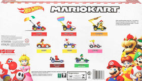 Hot Wheels Mario Kart glider Toad vehicle with game-inspired design for easy play.