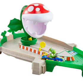 Moving Piranha Plant obstacle adds arcade-style challenge in Hot Wheels Mario Kart