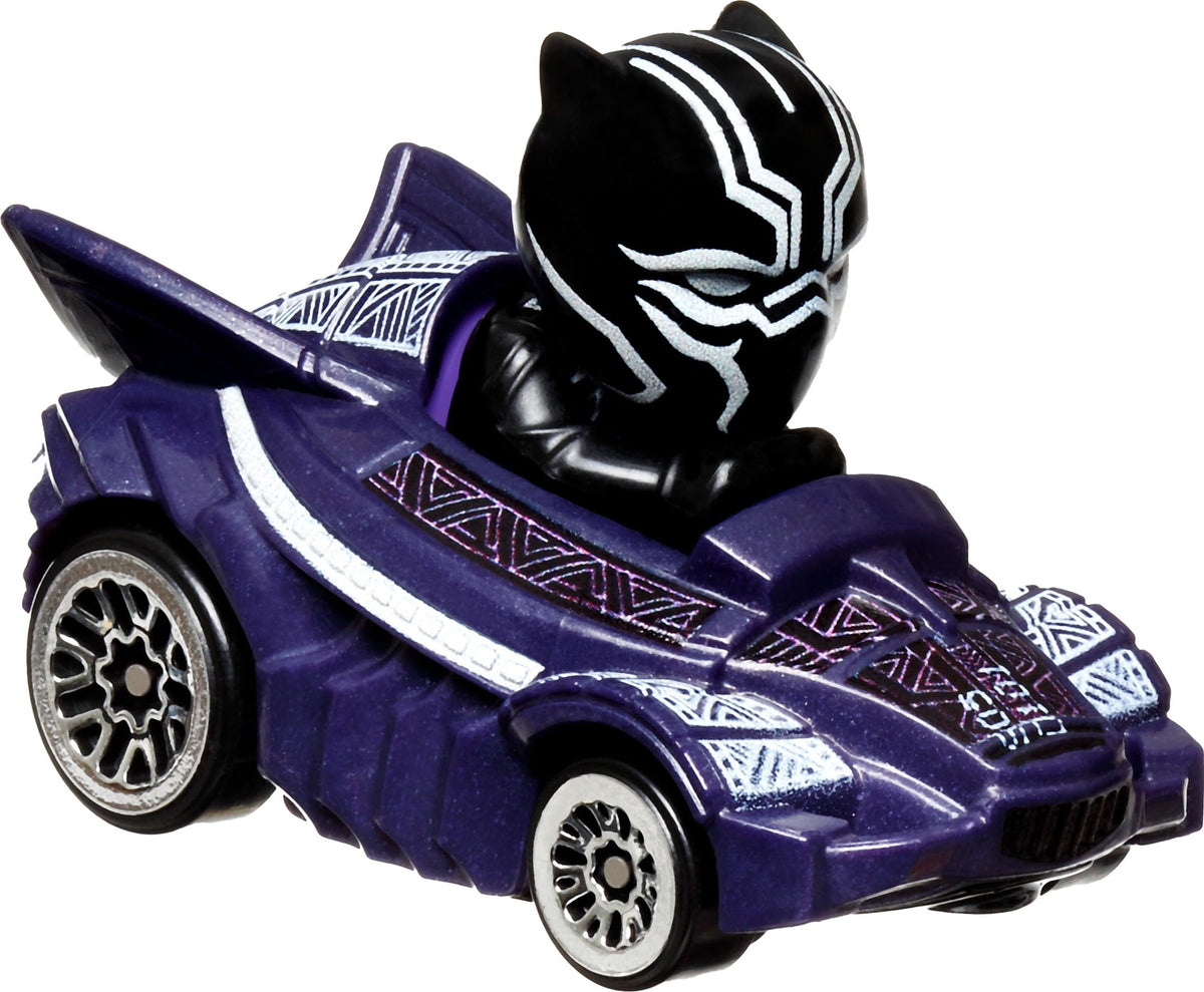Hot Wheels Marvel RacerVerse Captain Marvel car designed for high-speed storytelling.