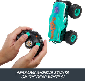 Hot Wheels Mega-Wrex delivers up to 5 mph top speed.