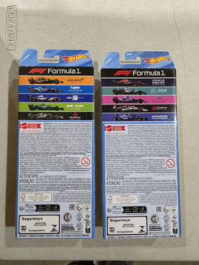 Hot Wheels Mercedes AMG F1 car, sleek design and authentic details.