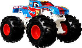 Hot Wheels Monster Trucks enable imaginative stunt-filled play and race scenarios.