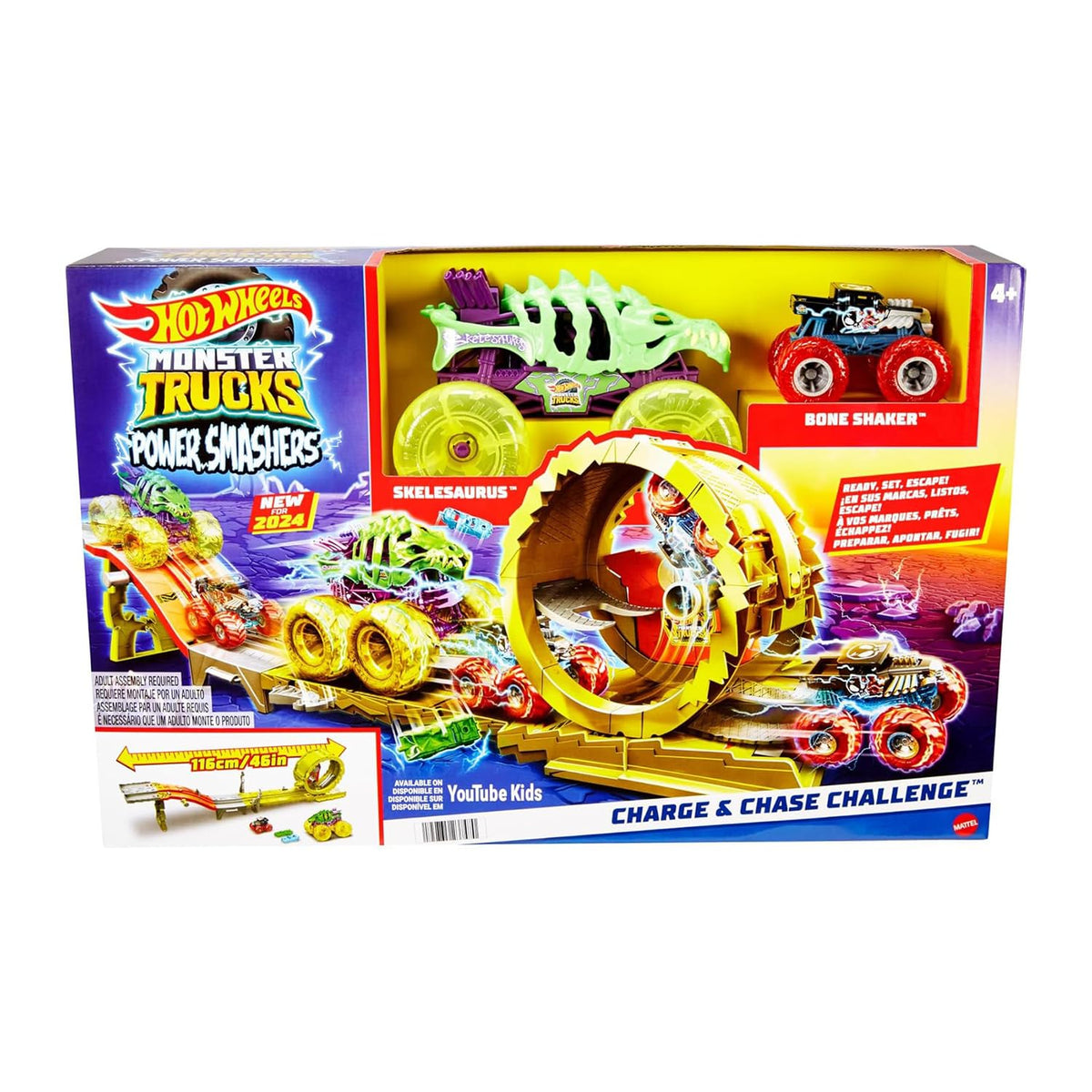 Pairs with other Hot Wheels sets for extended, high-energy battles.