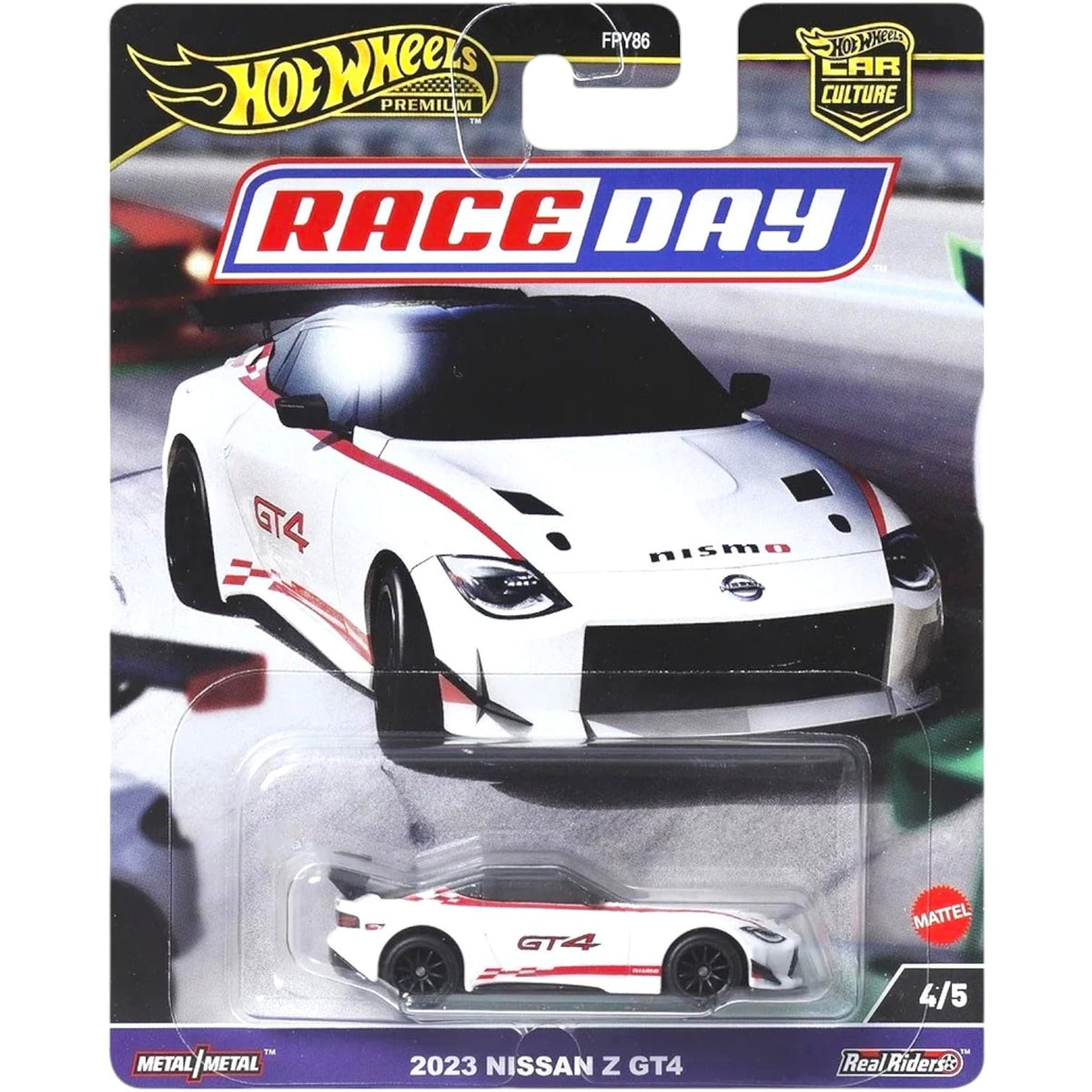 Hot Wheels Corvette C8.R white, great for play and race-inspired displays